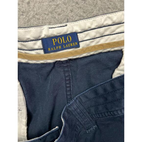 Polo Ralph Lauren Classic Gellar Cargos Shorts Mens 46 Navy Outdoor Casual Prep - Picture 11 of 13